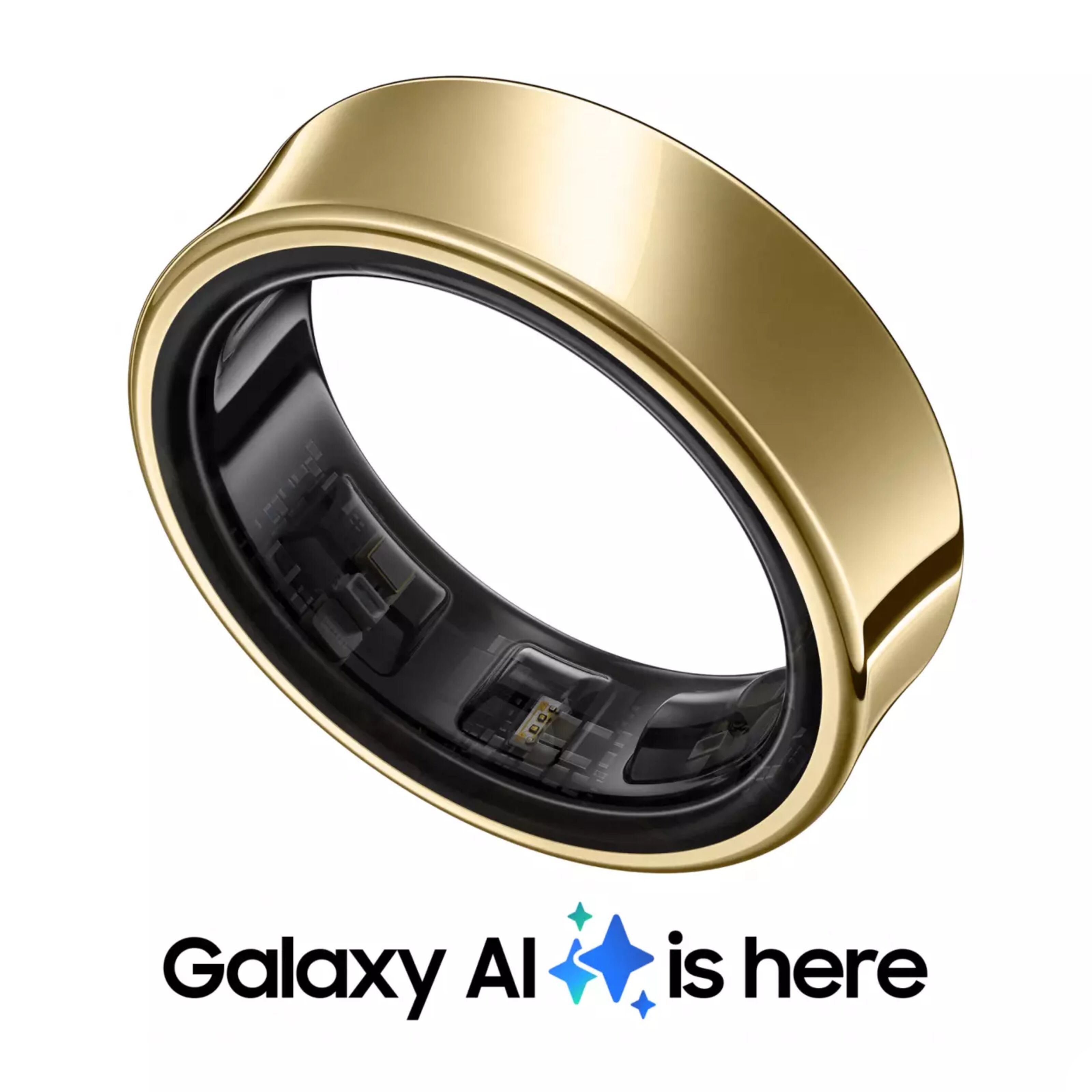 Samsung Galaxy Ring - Titanium Gold Størrelse 12