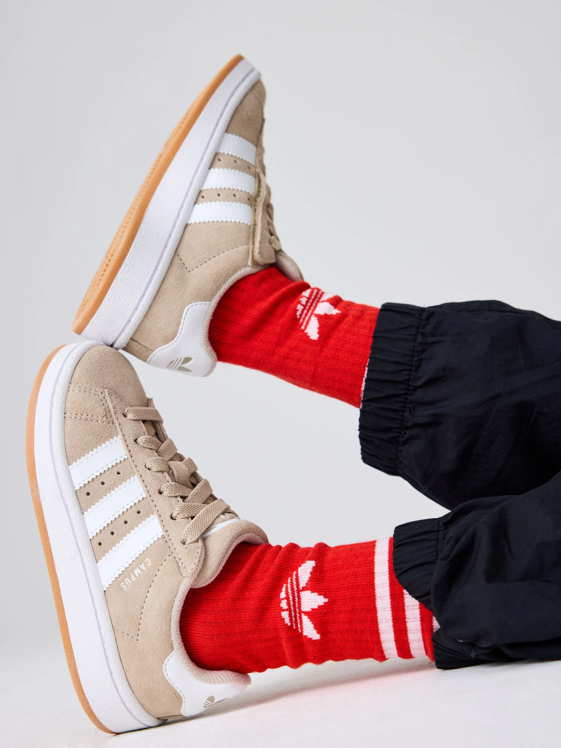 Neutraal - Adidas Originals Campus 00kindersneakers met elastische veters