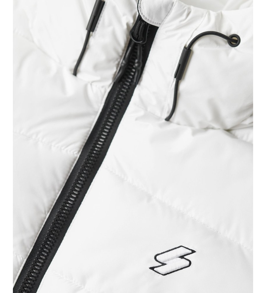 Jaqueta acolchoada Superdry Spirit Sports, branca