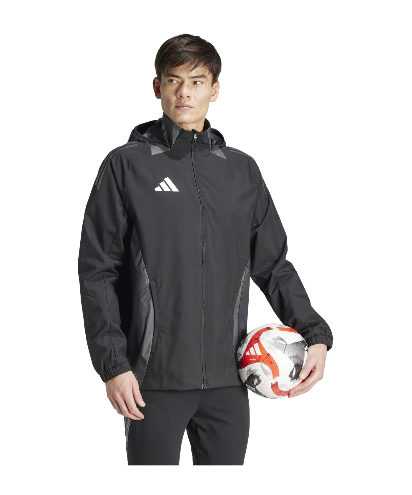 adidas Tiro 24 Competition Allwetterjacke Schwarz