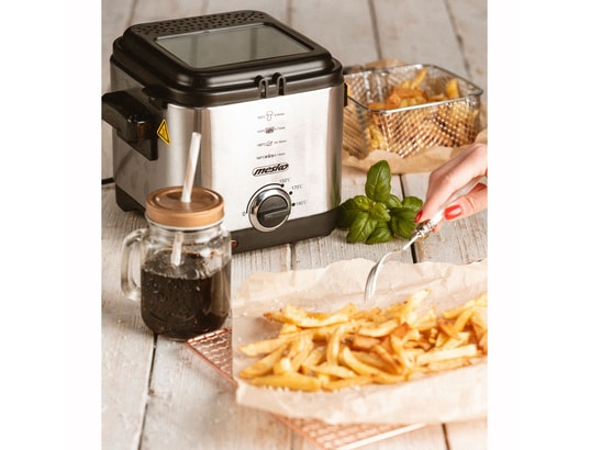 MESKO - Ms4910 friteuse électrique à huile 1,5 l, température réglab...