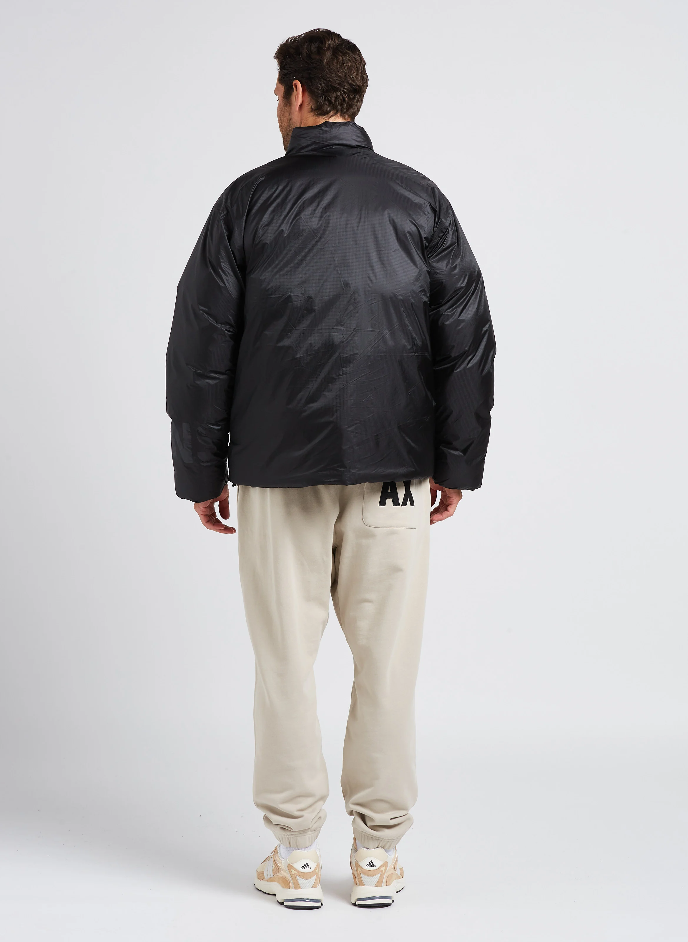 Jogging large en coton | Beige