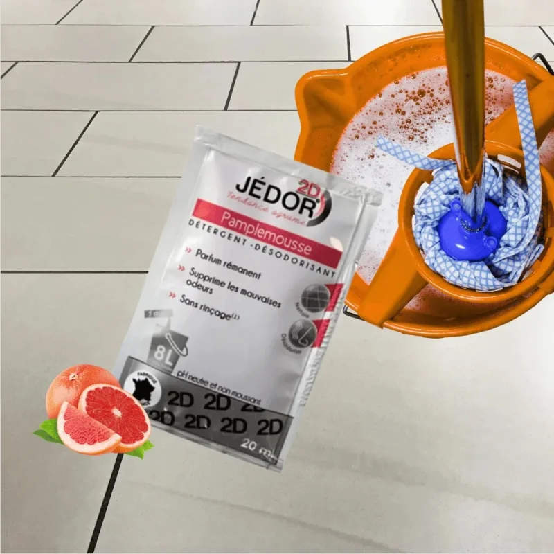 JEDOR - Dosettes sols 2D - Parfum Pamplemousse - 250x20ml