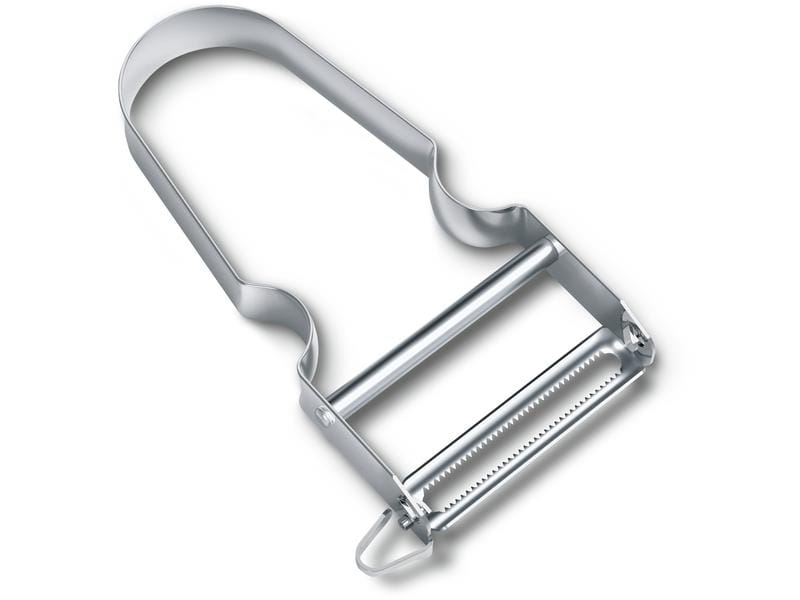Victorinox Sparschäler Star mit Zackenschliff, Silber Sparschäler mit Klinge aus rostfreiem Stahl