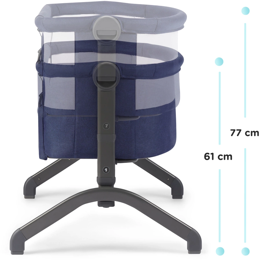 Kinderkraft Beistellbett Bea 2-in-1 Navy