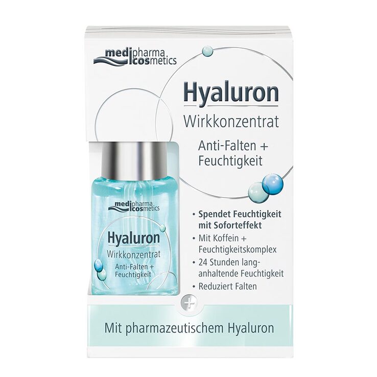 Hyaluron Wirkkonzentrat Anti-Falten + Feuchtigkeit, 13 ml