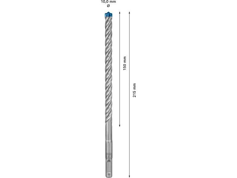Bosch Professional Hammerbohrer EXPERT SDS plus-7X, 10 x 15 Bohrer für mehr Leistung, Zuverlässigkeit und Langlebigkeit