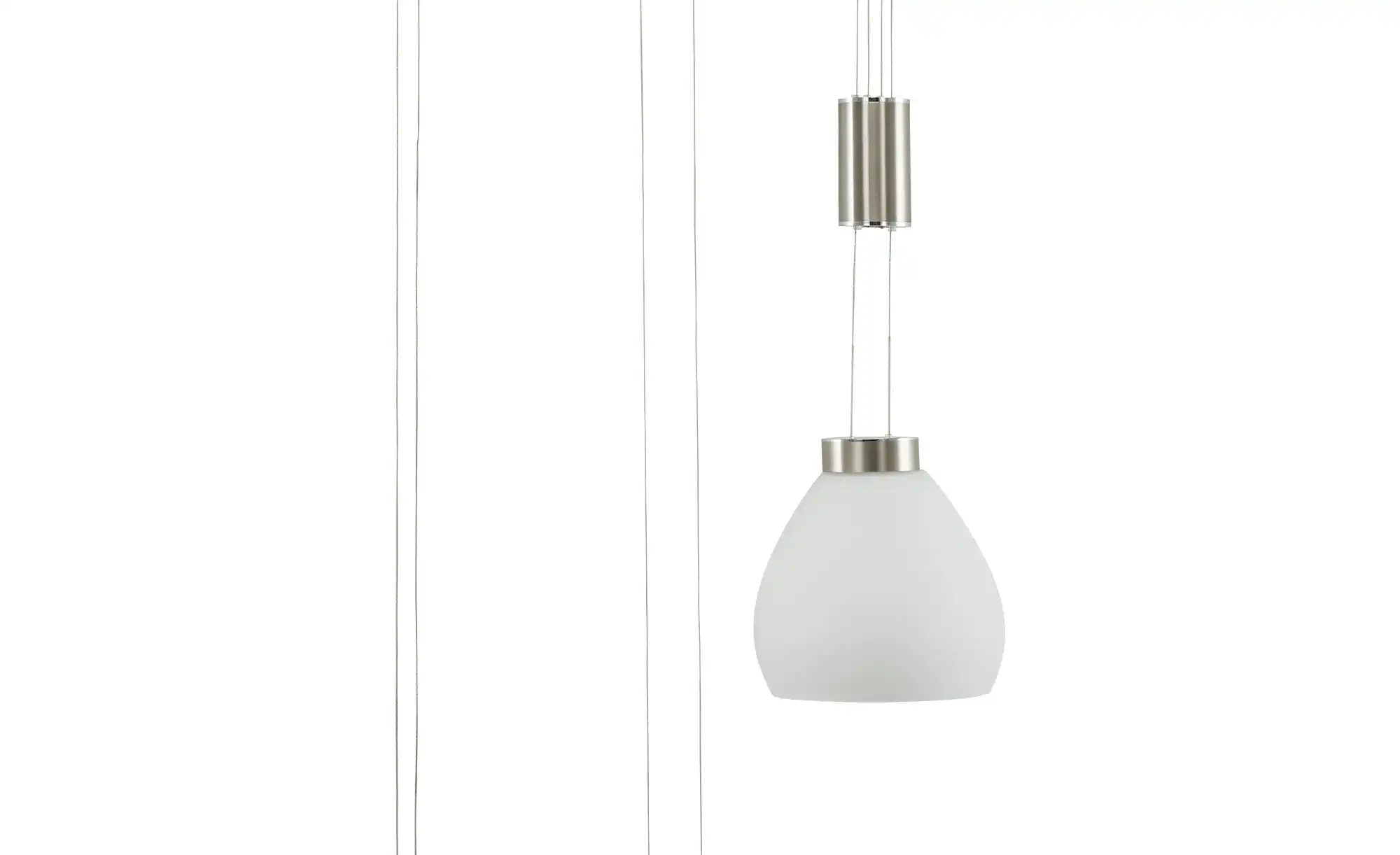 HELL-höllisch gutes Licht LED-Pendelleuchte, 3-flammig, Rondell, Nickel-matt