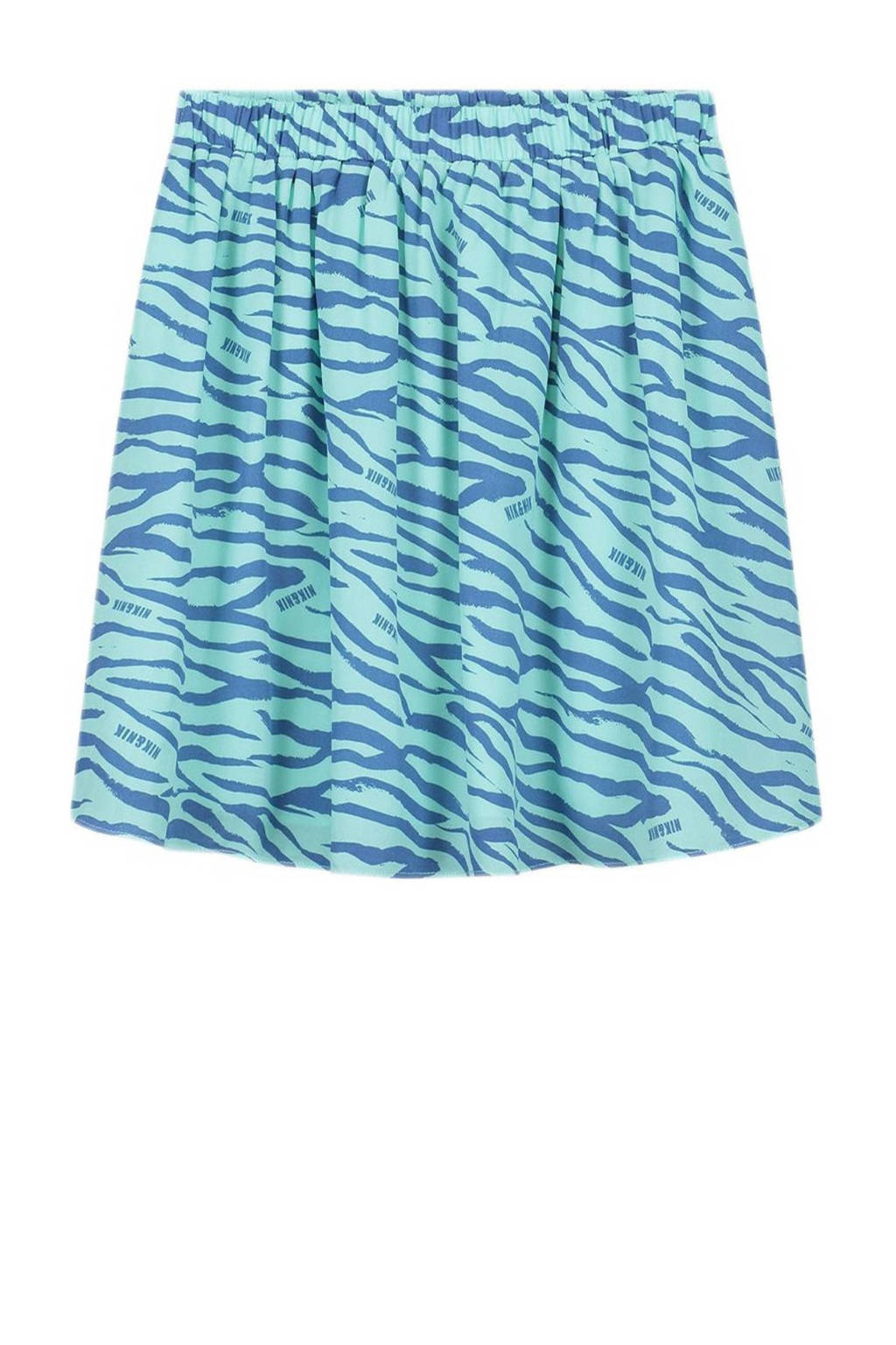 NIK&NIK rok Kenley met zebraprint helderblauw/donkerblauw