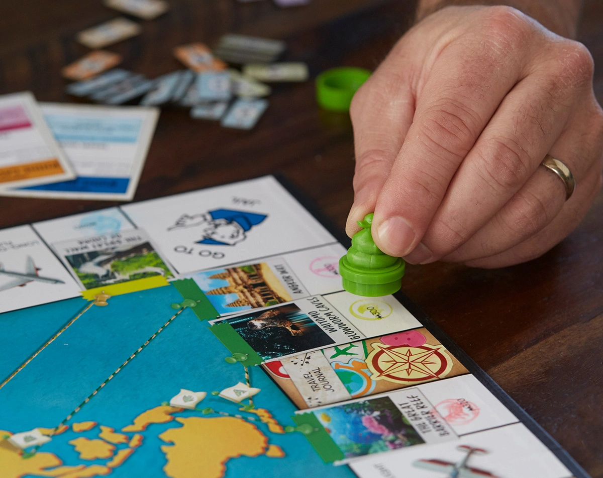 Monopoly Reise um die Welt