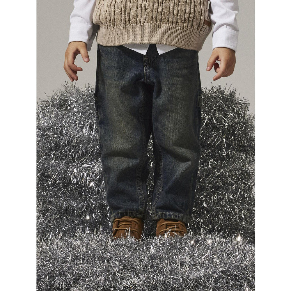 Køb Name It Vintage Dark Blue Denim Nmmben Tap Jeans Carp 8940-bc Noos