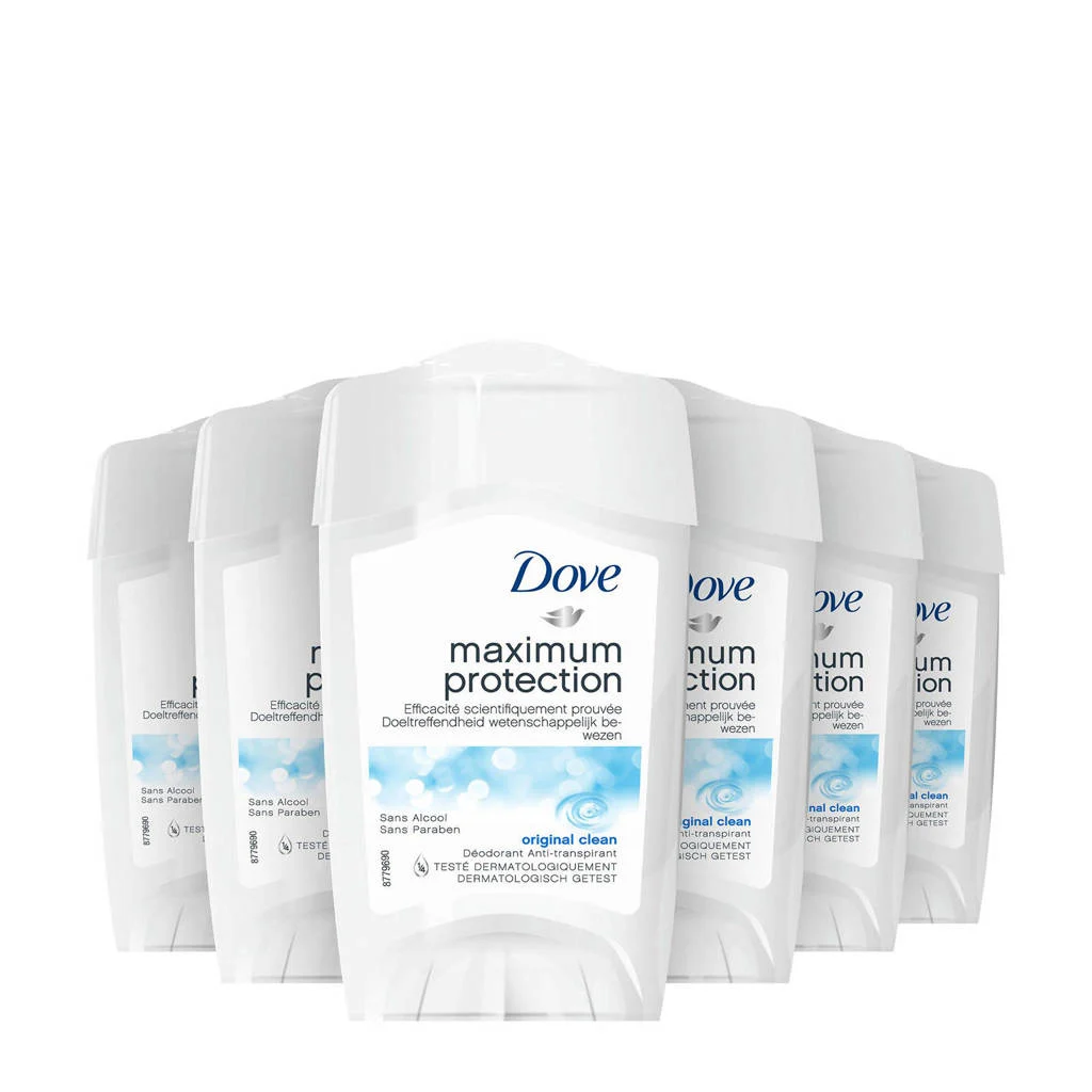 Original Clean anti-transpirant deodorant stick - 6 x 45 ml