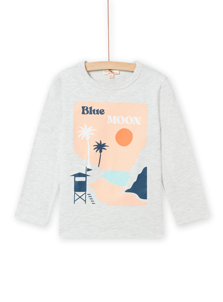 Tee Shirt Manches Longues Gris