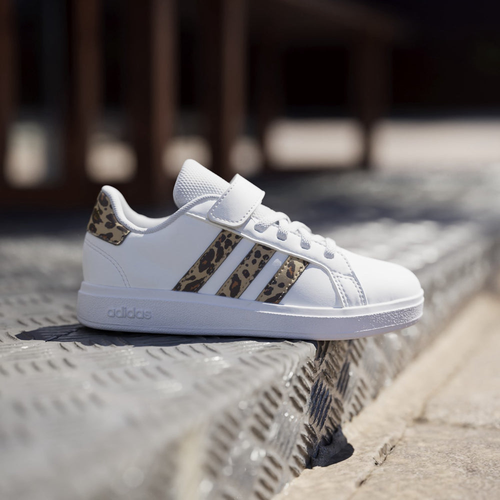 Køb adidas Originals Ftwr White/Magic Beige/Matte Gold Grand Court 2.0 El C Sneakers