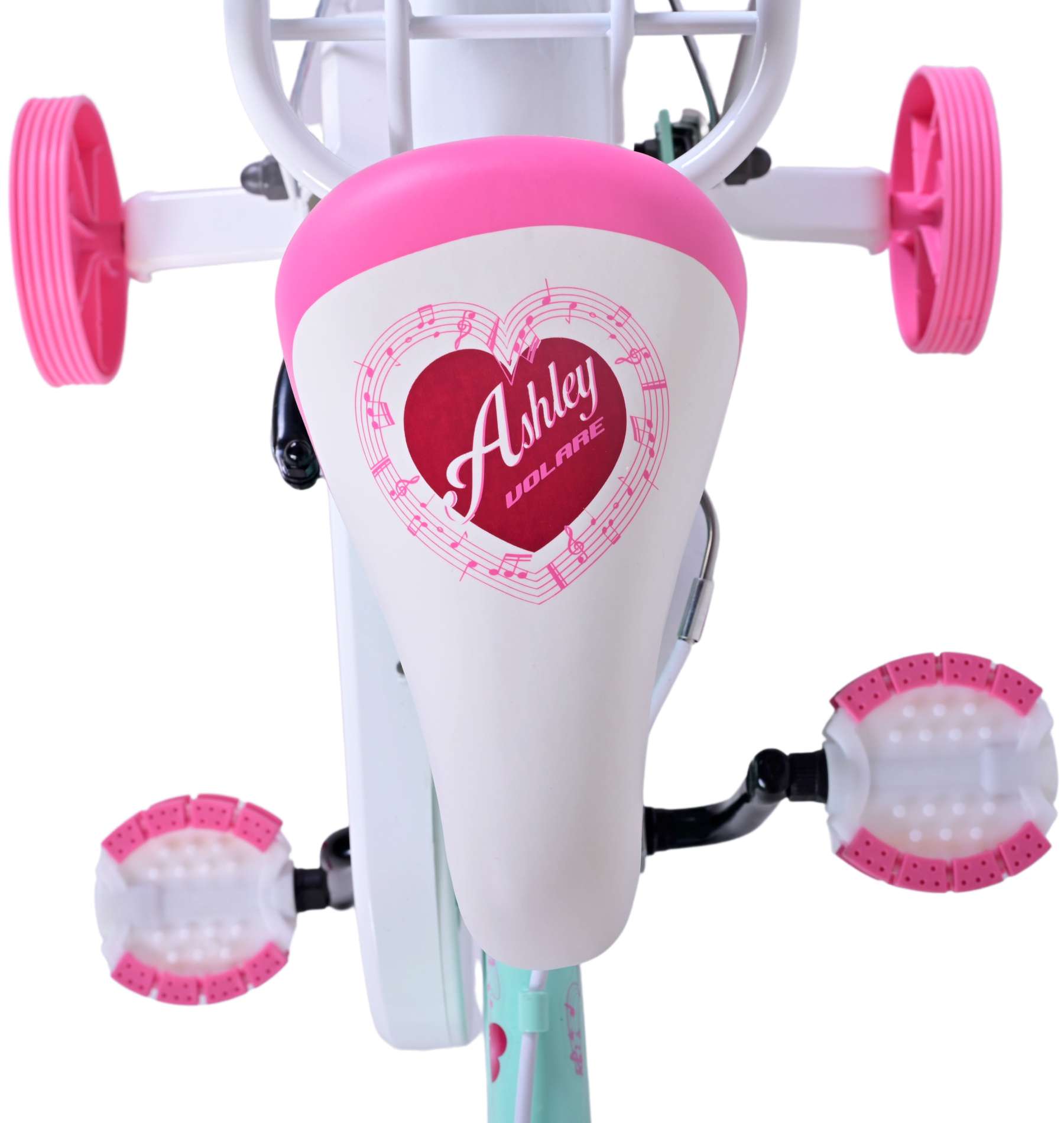 TPFSports Ashley Kinderfahrrad - Mädchen - 12 Zoll - Rücktritt + Handbremse - Weiß