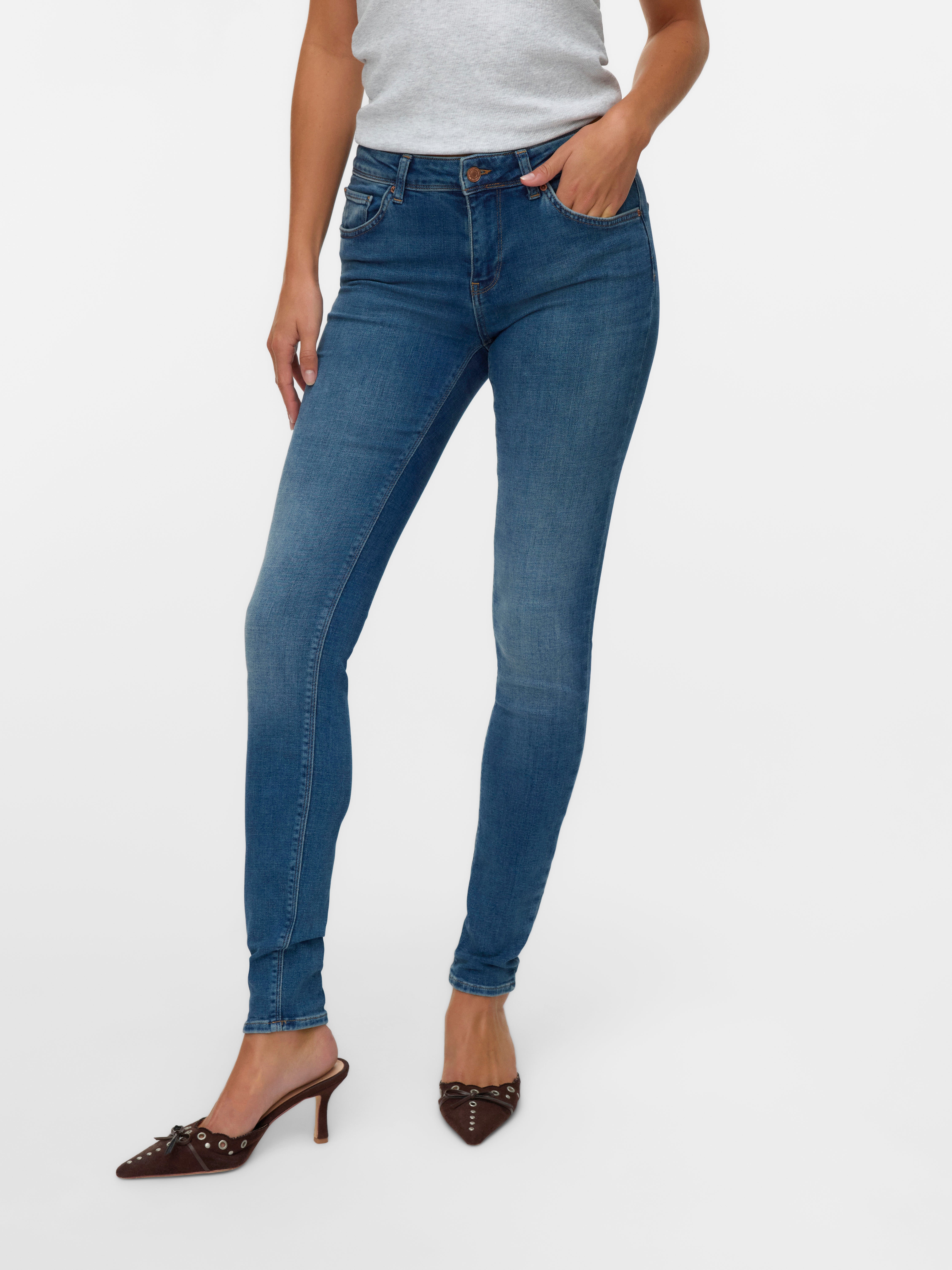 VMLUX Mid rise Slim fit Jeans