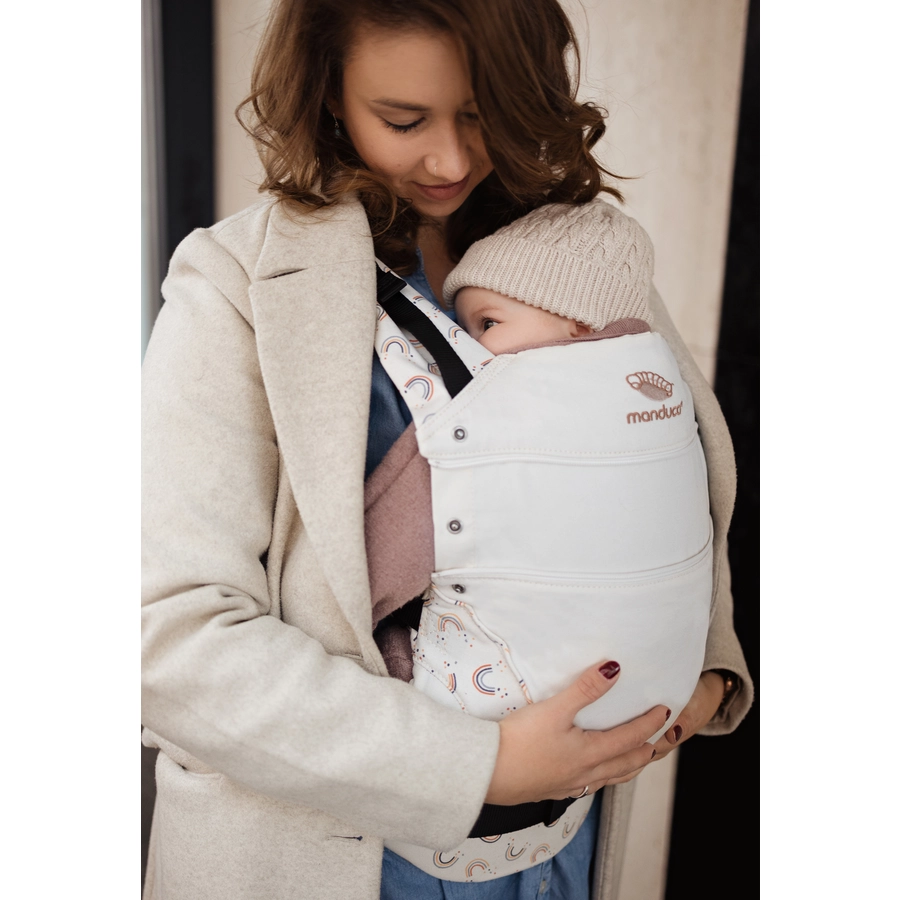 manduca Babytrage First LimitedEdition RainbowDay