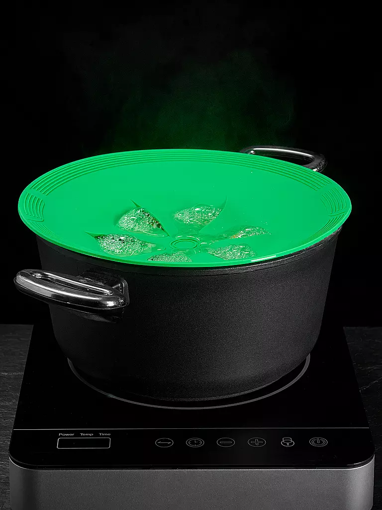 LURCH Überkochschutz 27cm Silikon Gruen grün