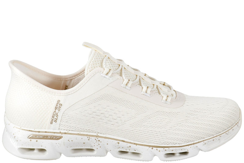 SKECHERS - GLIDE STEP GRATIFY - PACE SLIP-INS BEIGE SNEAKER