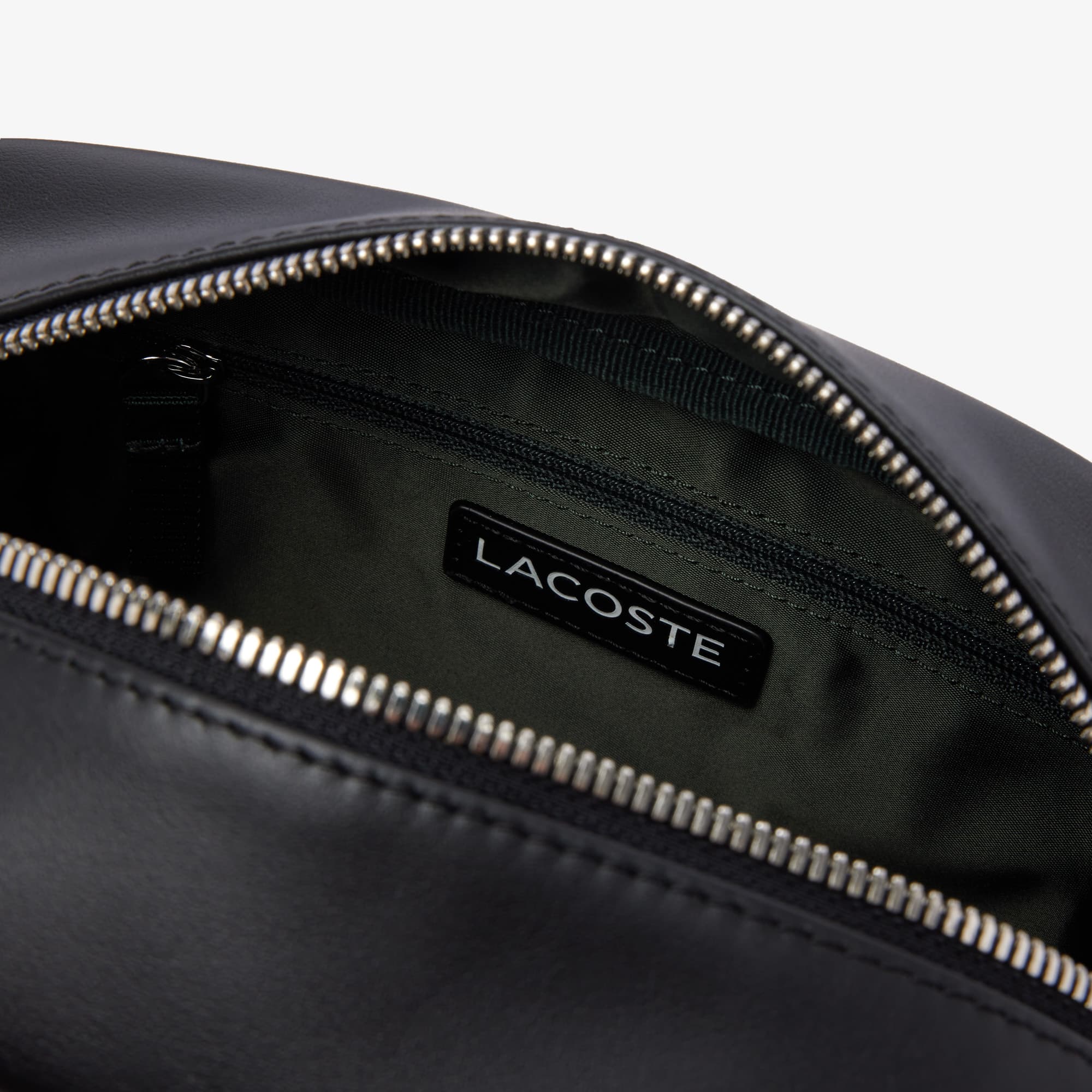 Sac bandoulière en cuir Sacoches & Pochettes - Noir - Lacoste - Unisex