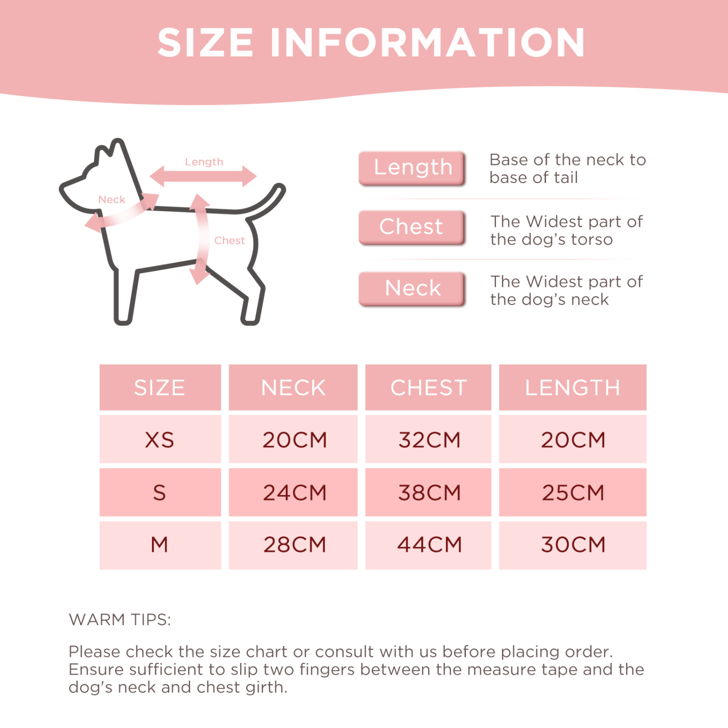 Casaco com capuz Nobleza para cães pequenos, roupa de inverno para cães e gatos, rosa.