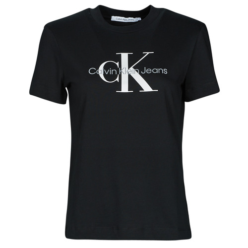 Calvin Klein Jeans - CORE MONOGRAM REGULAR TEE - Noir