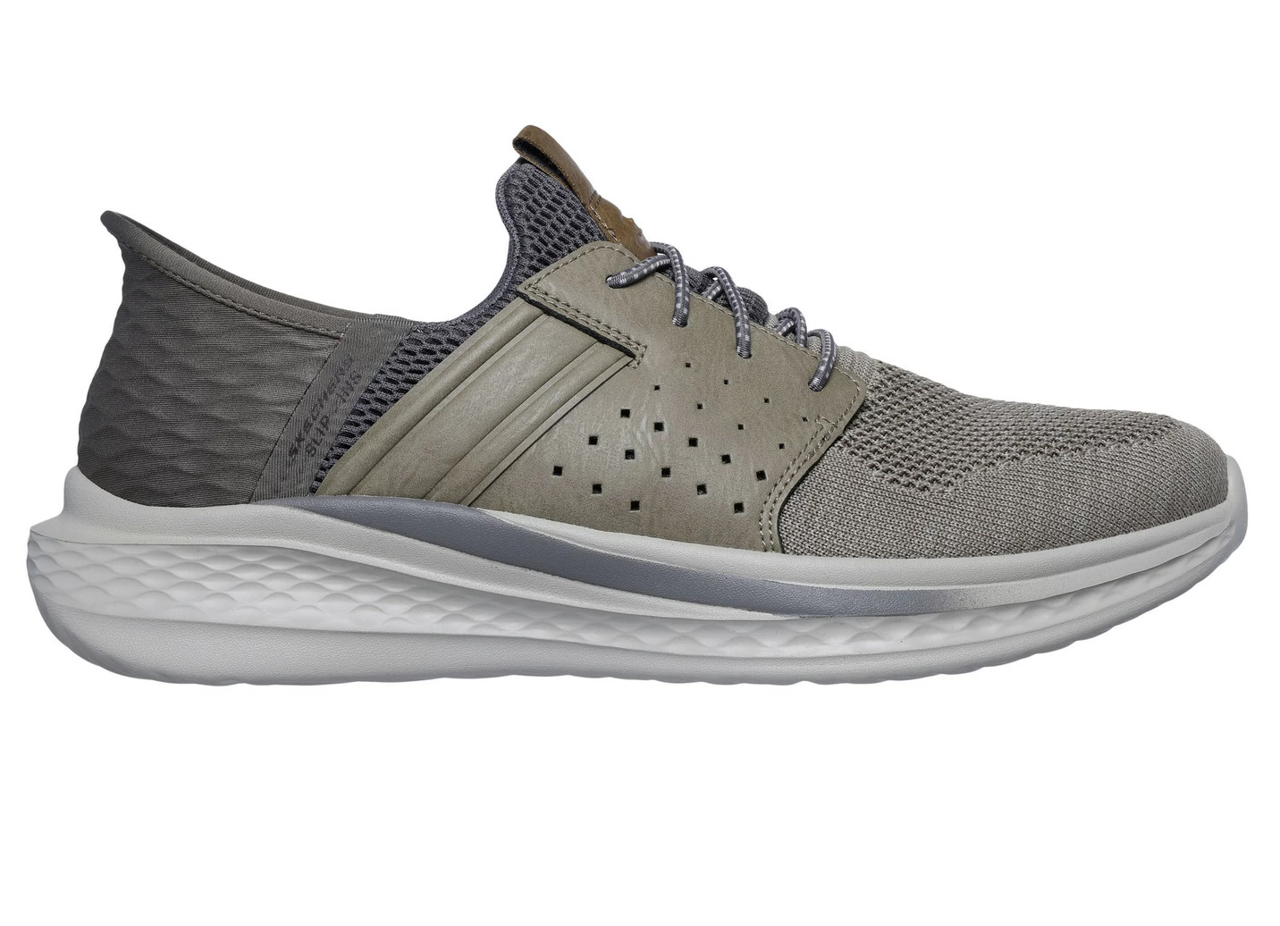 SKECHERS Slipper mit geformter Slip-Ins Fersenplatte