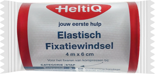 HeltiQ Elastisch Fixatiewindsel 4m x 6cm 1ST