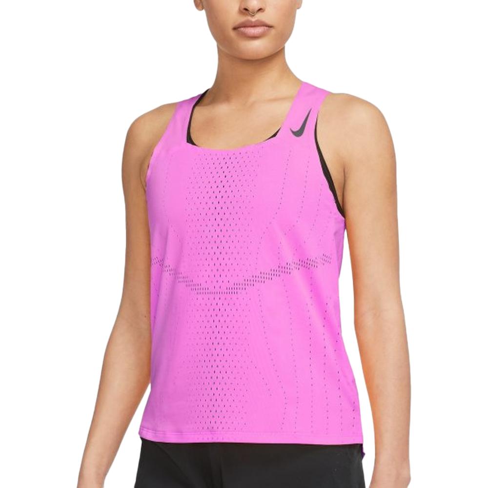 Nike Débardeur Rose Femme Nike Aroswft Singlet