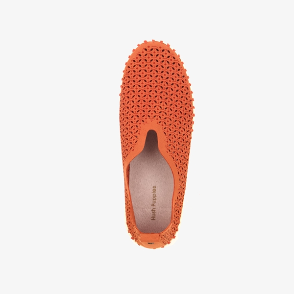 Hush Puppies Daisy dames instappers oranje