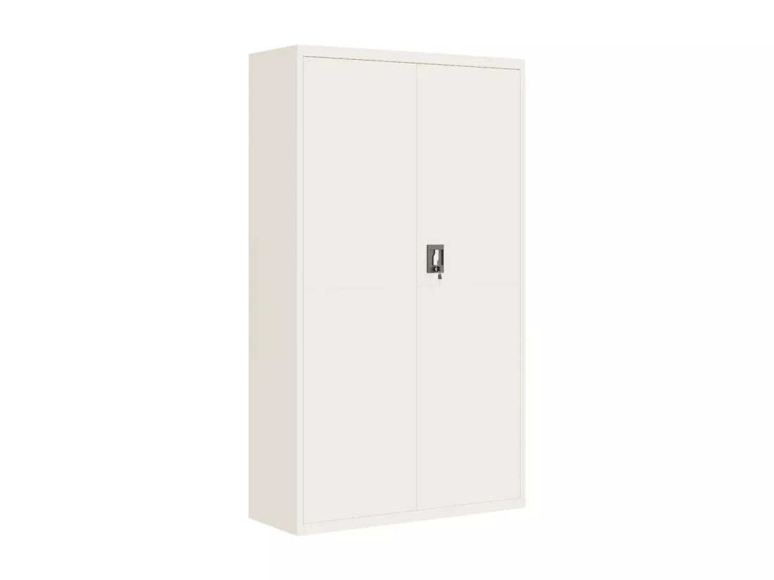 Classeur blanc 105x40x180 cm acier
