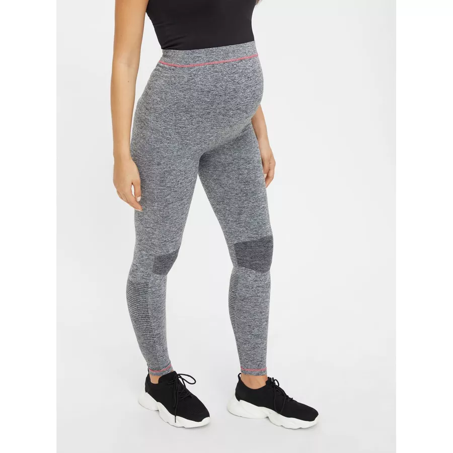 mama;licious Sportleggings MLFIT Medium Grey Melange