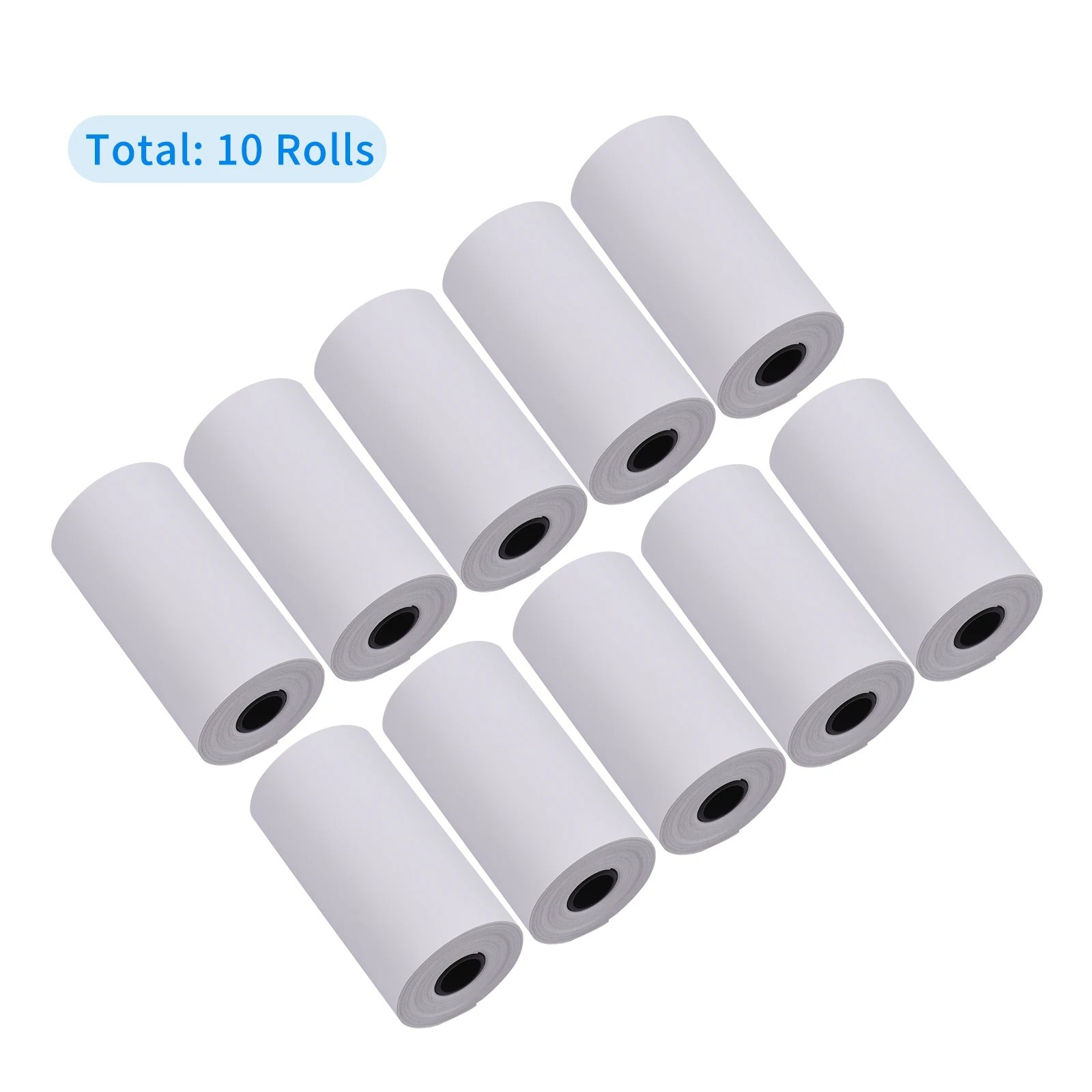 (10er Set) 55x30mm Thermo Papier Additions Kassenrollen für Bon Drucker