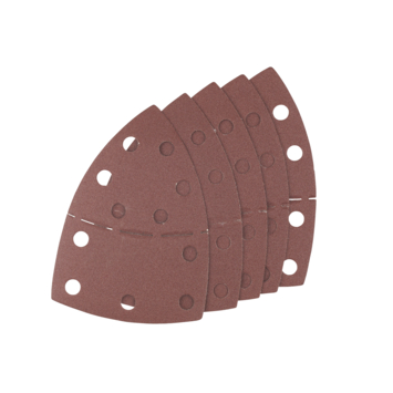 Irwin schuurvel voor multischuurmachines Bosch PSM, Skil, Lux, Metabo, zelfklevend K120, 5 stuks