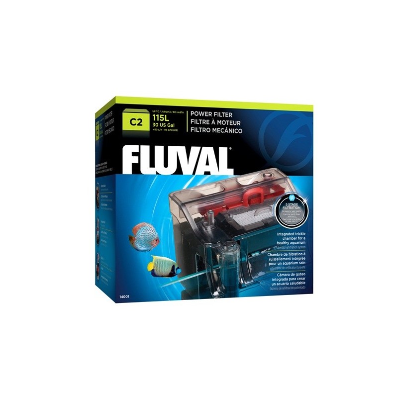 Caixa de filtro de substituição para filtro de mochila Fluval C2