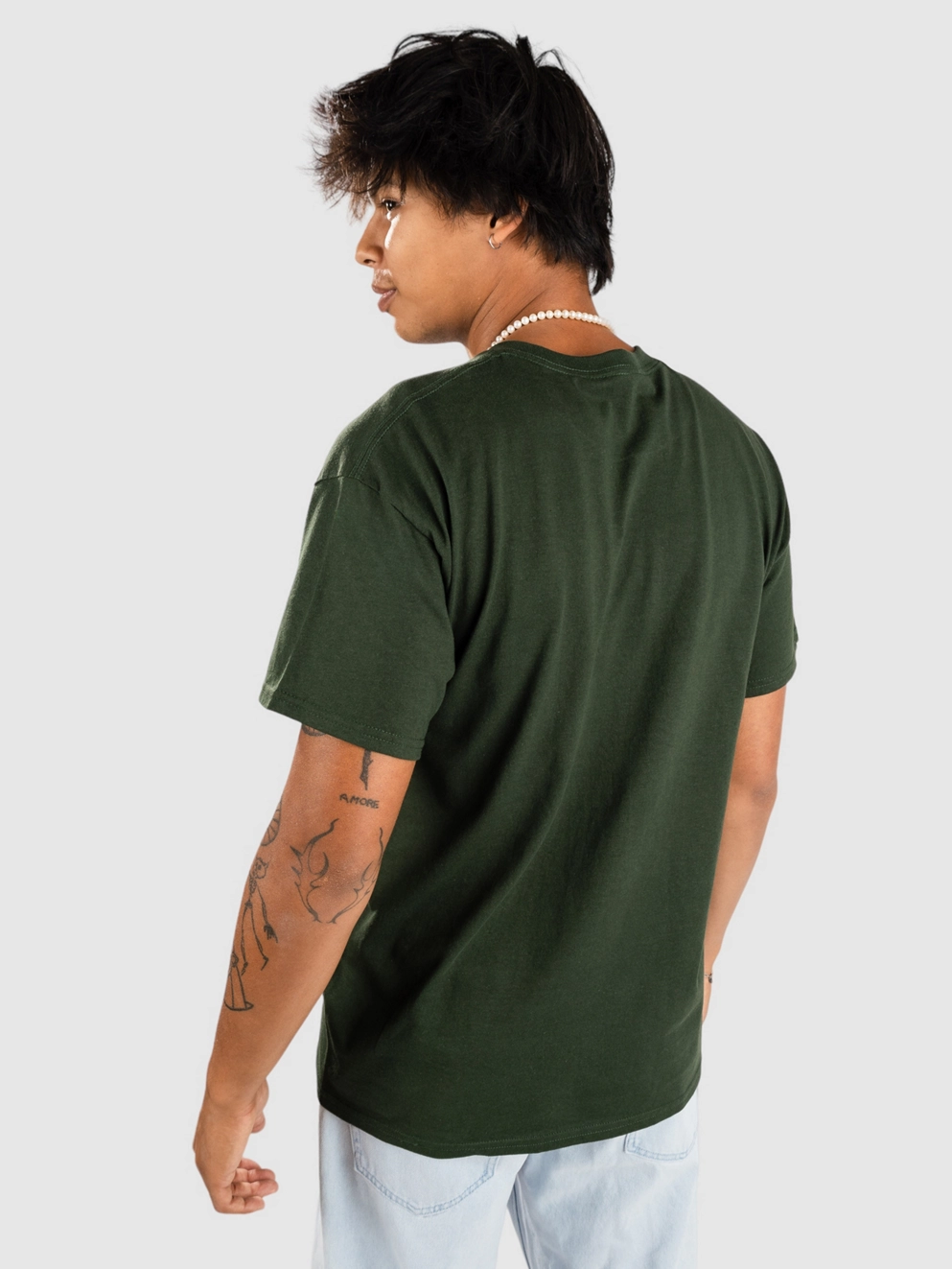 Dravus Yin Yang Bonsai T-Shirt dark green