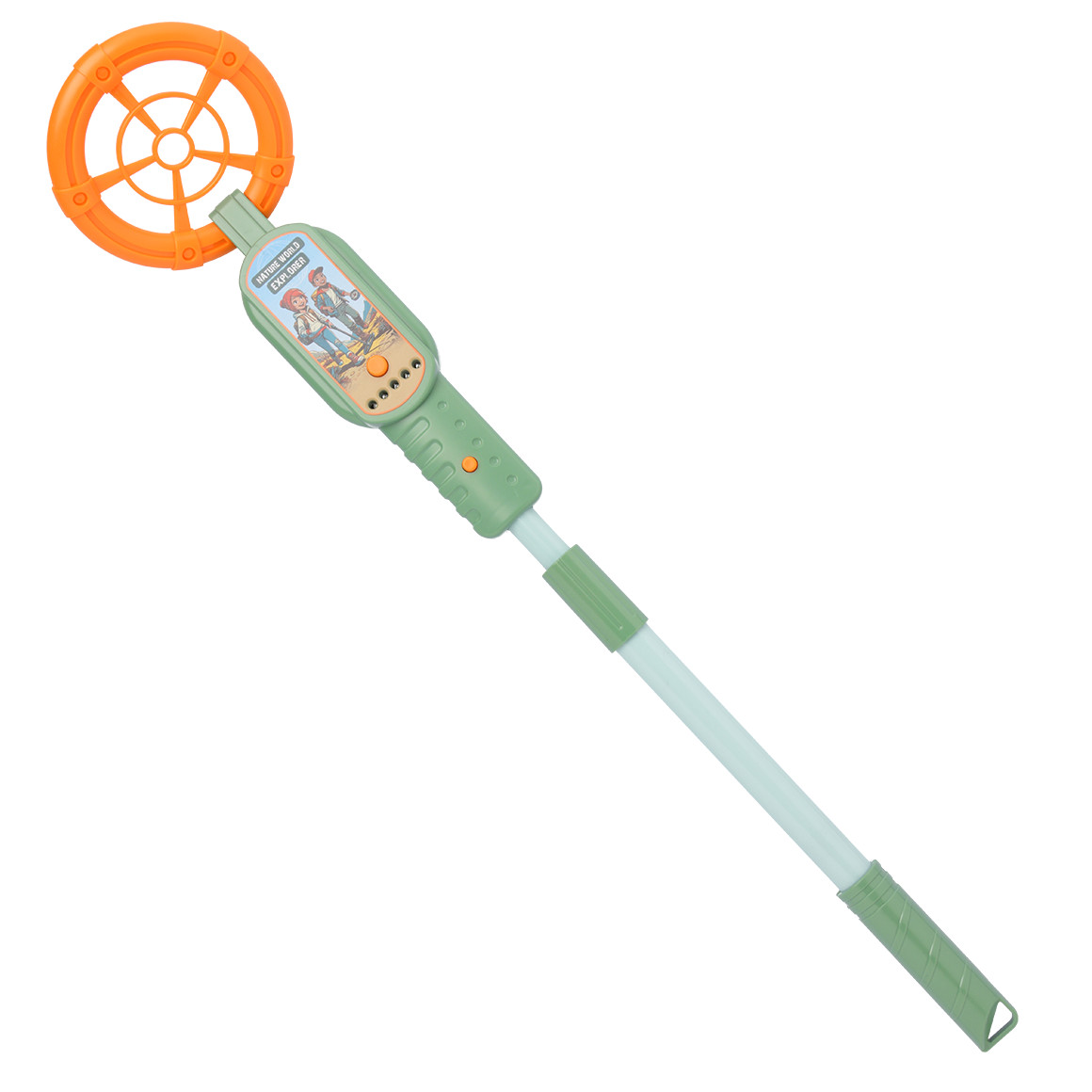 Simba Metalldetektor mit Licht und Sound orange / oliv