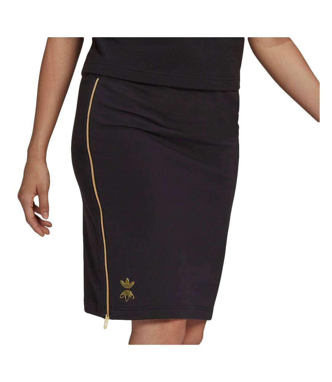 Jupe Noir Femme Adidas Midi