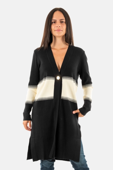 gilets cardigans lola casademunt cárdigan punto multi