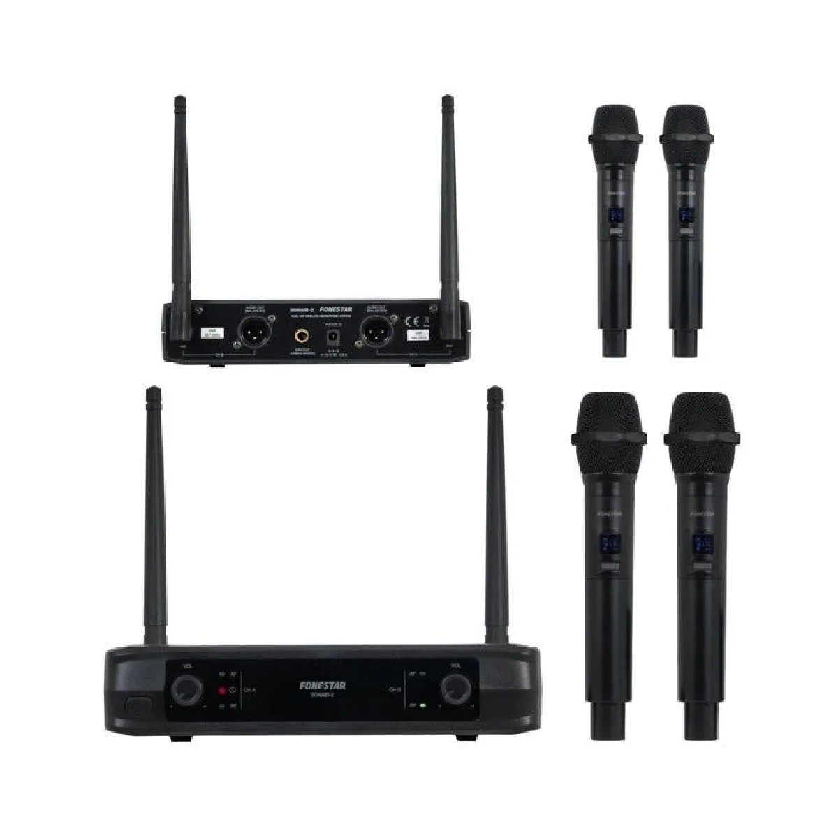 Fonestar PRO Double à main UHF