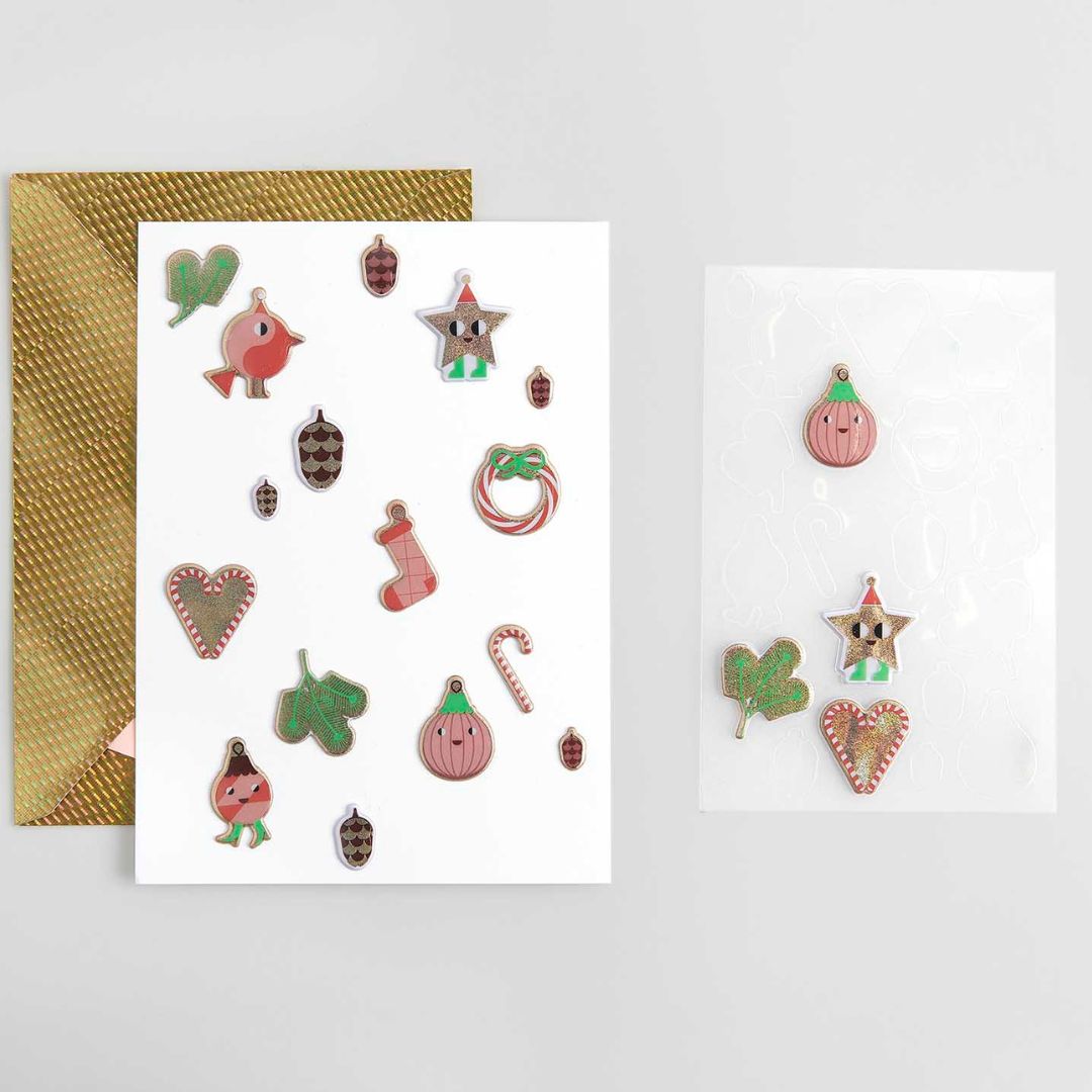 Gelstickers christmas rocks airbrush - 18st