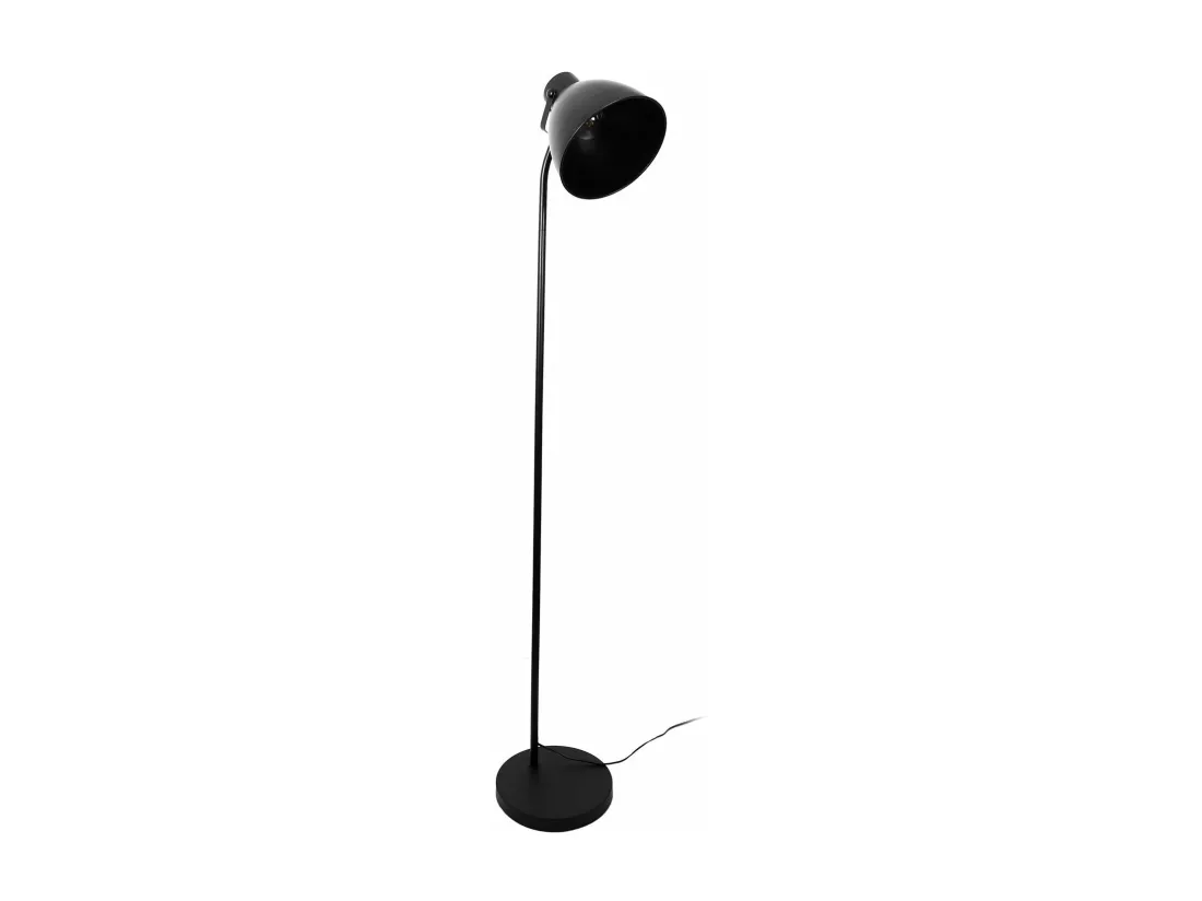 Lampadaire Metal Indus Noir H170cm