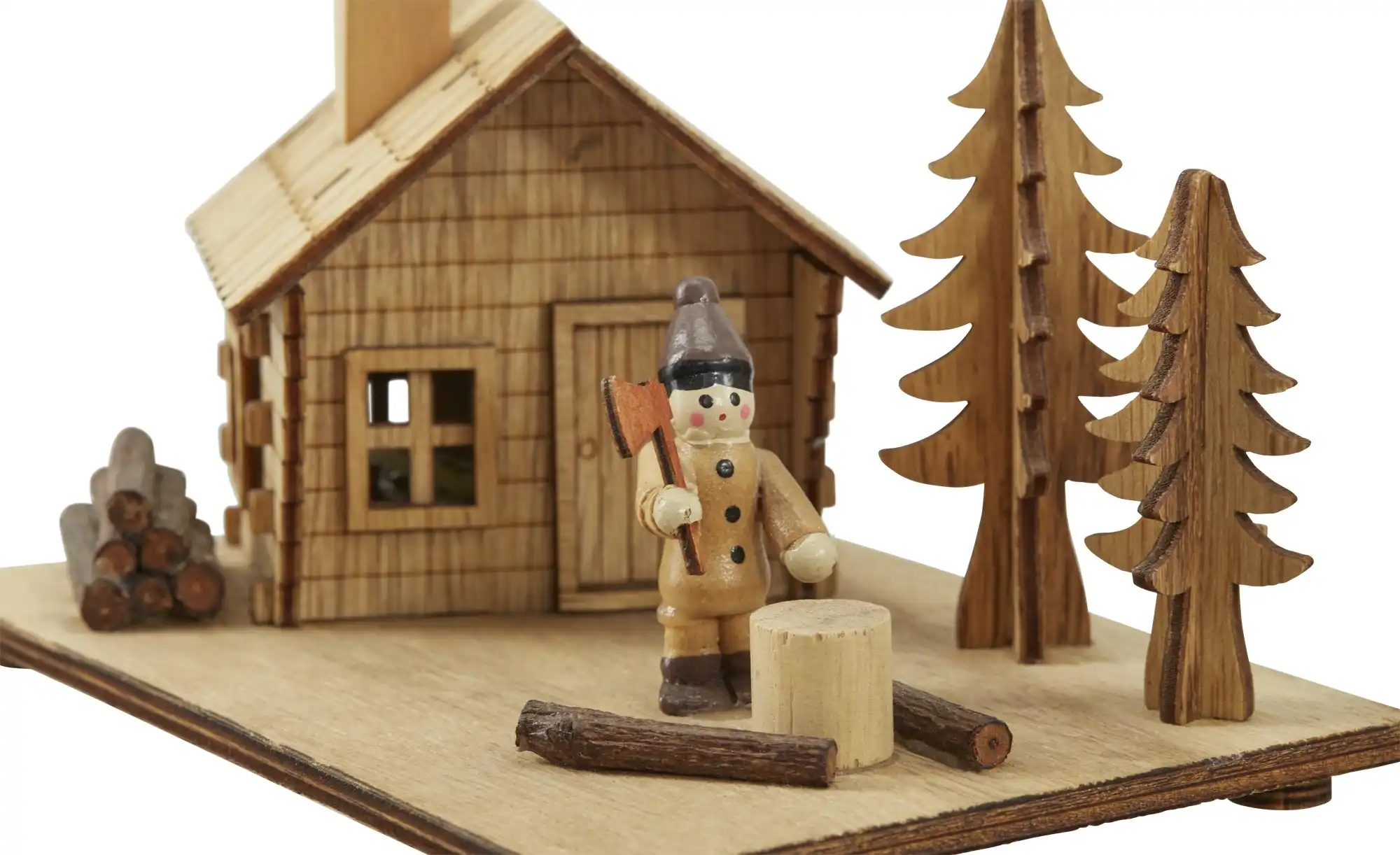 HOME STORY LED Holz Hütte