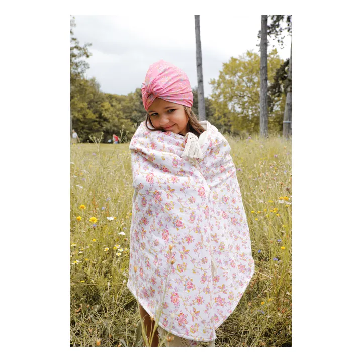Louise Misha Serviette de plage Lana en coton bio | Crème