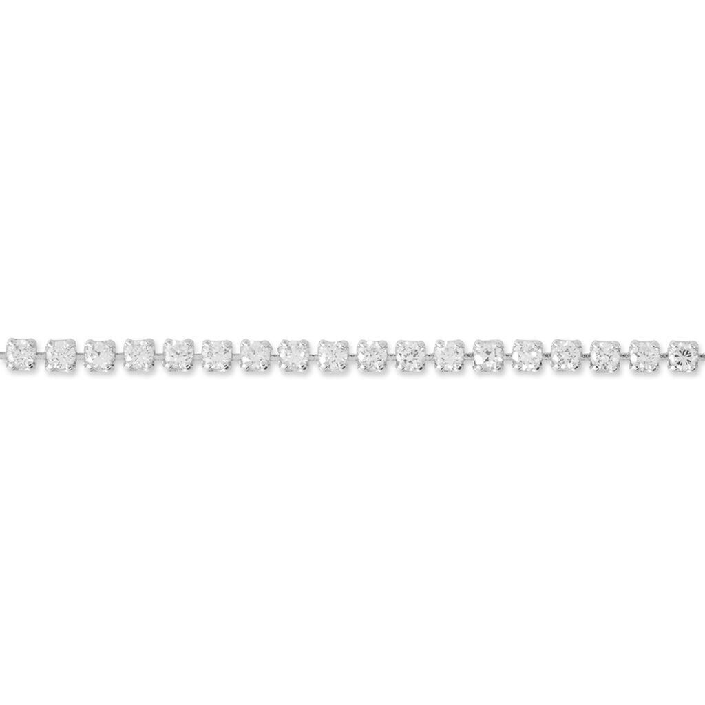 Bracelet Anthia Argent Blanc Oxyde De Zirconium