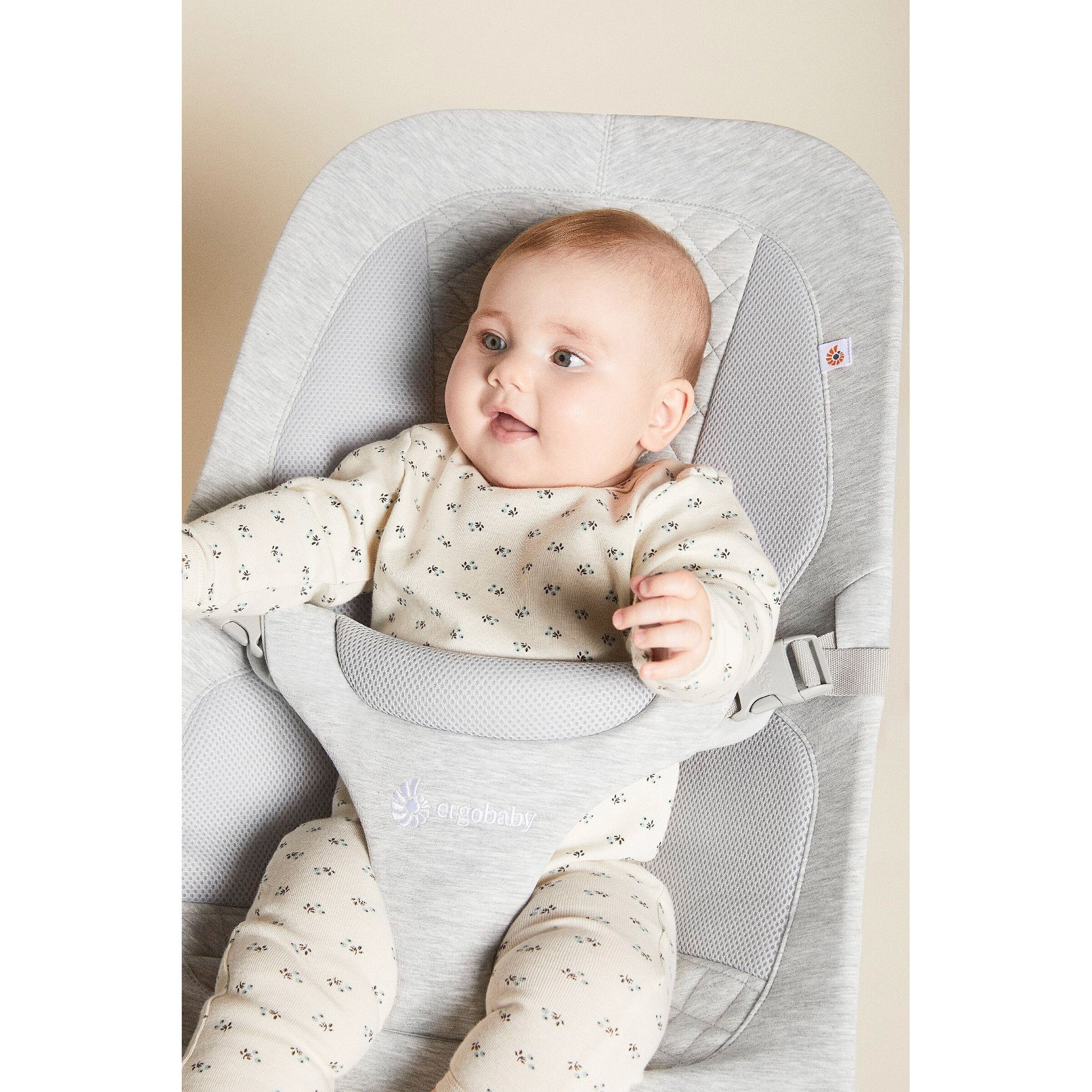 Ergobaby® Babywippe Bouncer Evolve 3-in1 Light Grey