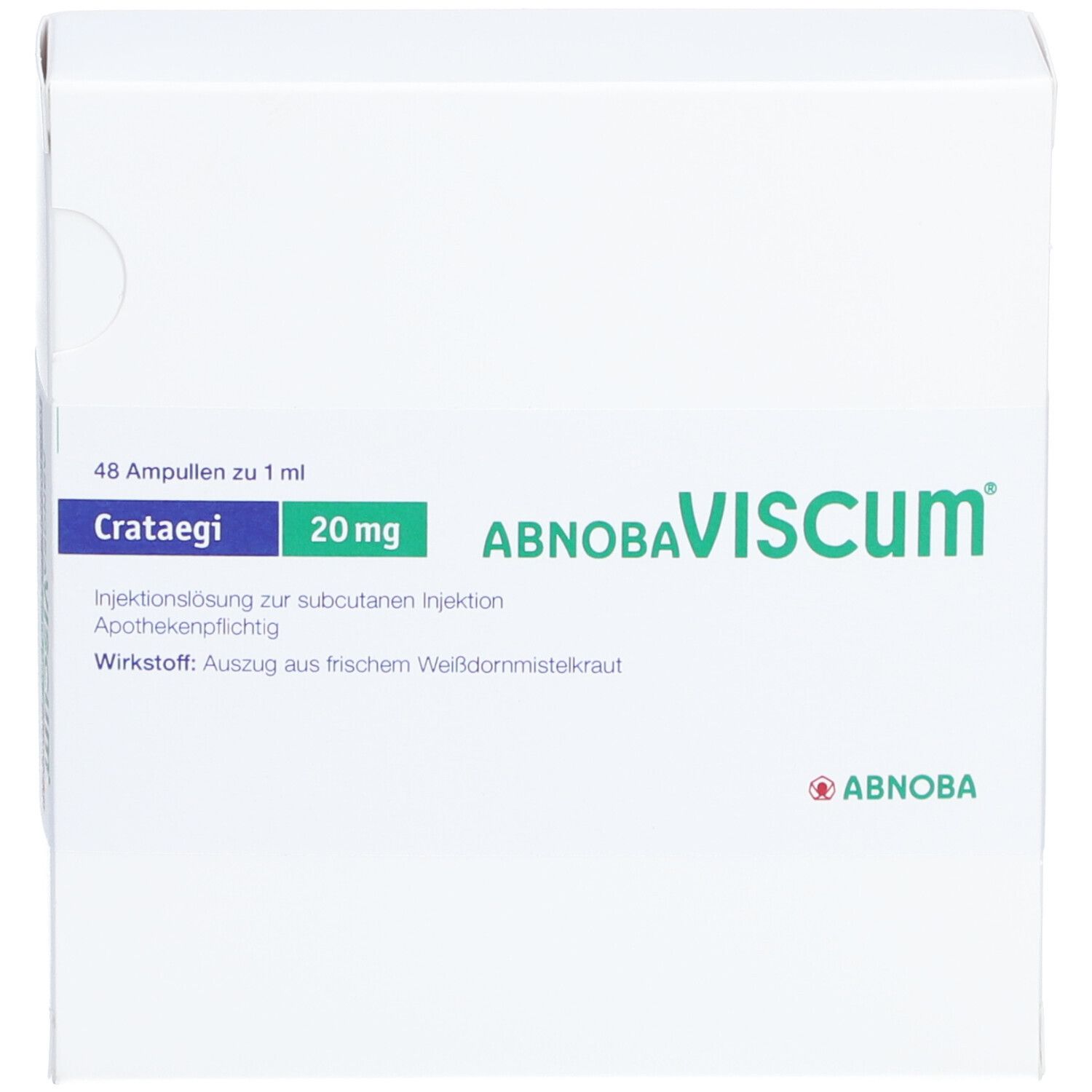 abnobaVISCUM® Crataegi 20 mg Ampullen
