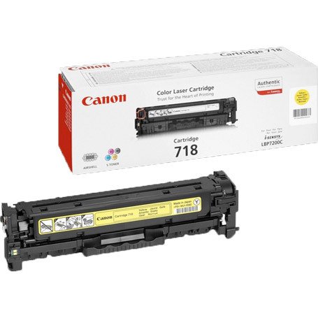 Toner Canon 718 couleurs séparées pour imprimante laser