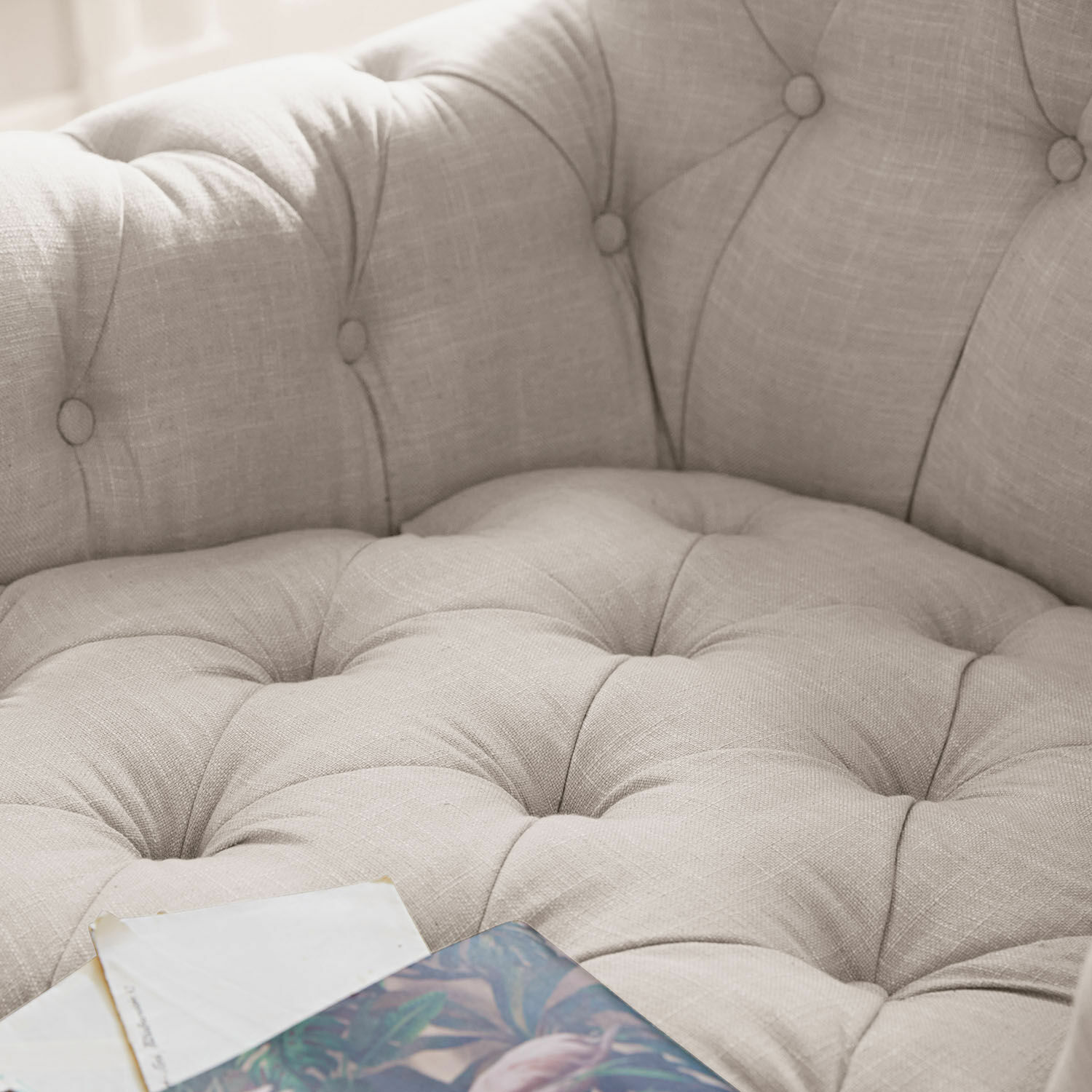 Chaiselongue Springfield Village beige/braun