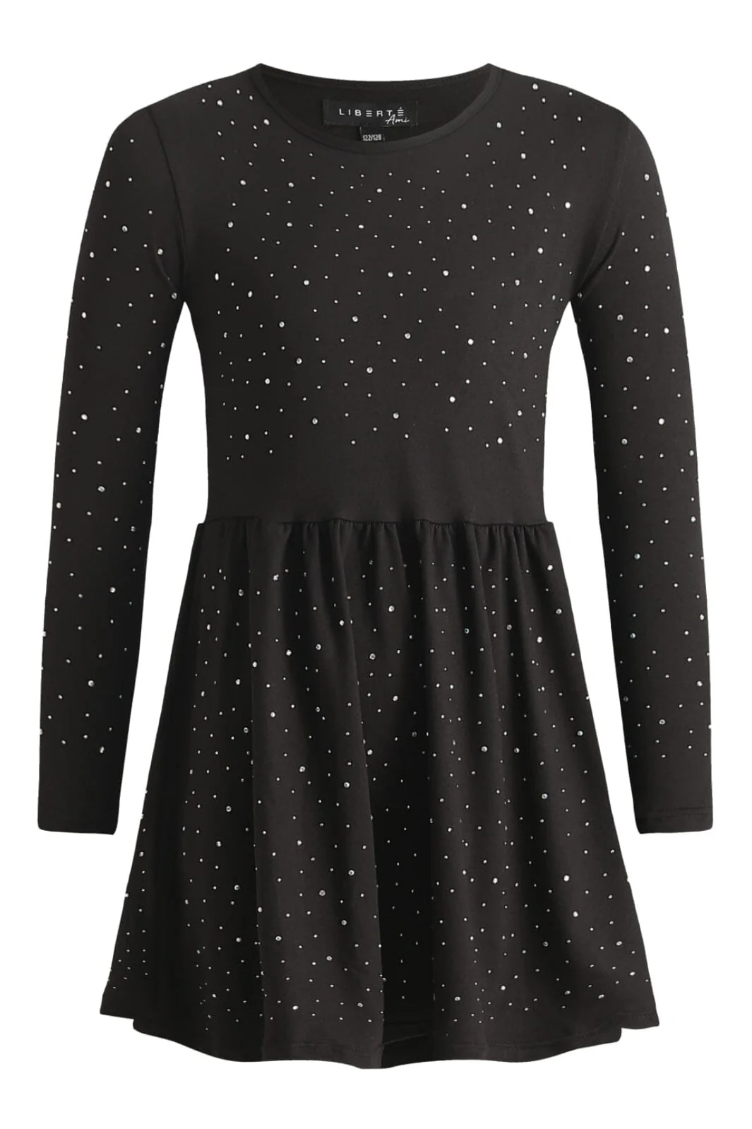 Liberte Ami Alma-Ls-Babydoll-Dress (Kids) lack simili